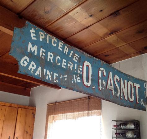 french metal house signs|Vintage French Metal Sign .